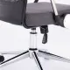 Кресло руководителя Flight R EX-541, хром, ткань TW, сетка, черное/серое. Фото товара с разных ракурсов.