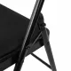 Стул складной  "Golf Plus CF-003 КОМФОРТ", чёрный каркас, чёрная ткань, 532889. Фото товара с разных ракурсов.
