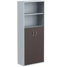 Шкаф с глухими средними дверьми СТ-1.6 Венге Магия/Металлик 770*365*1975